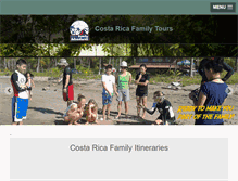 Tablet Screenshot of costarica-family-adventures.com